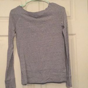 Grey long sleeve tee